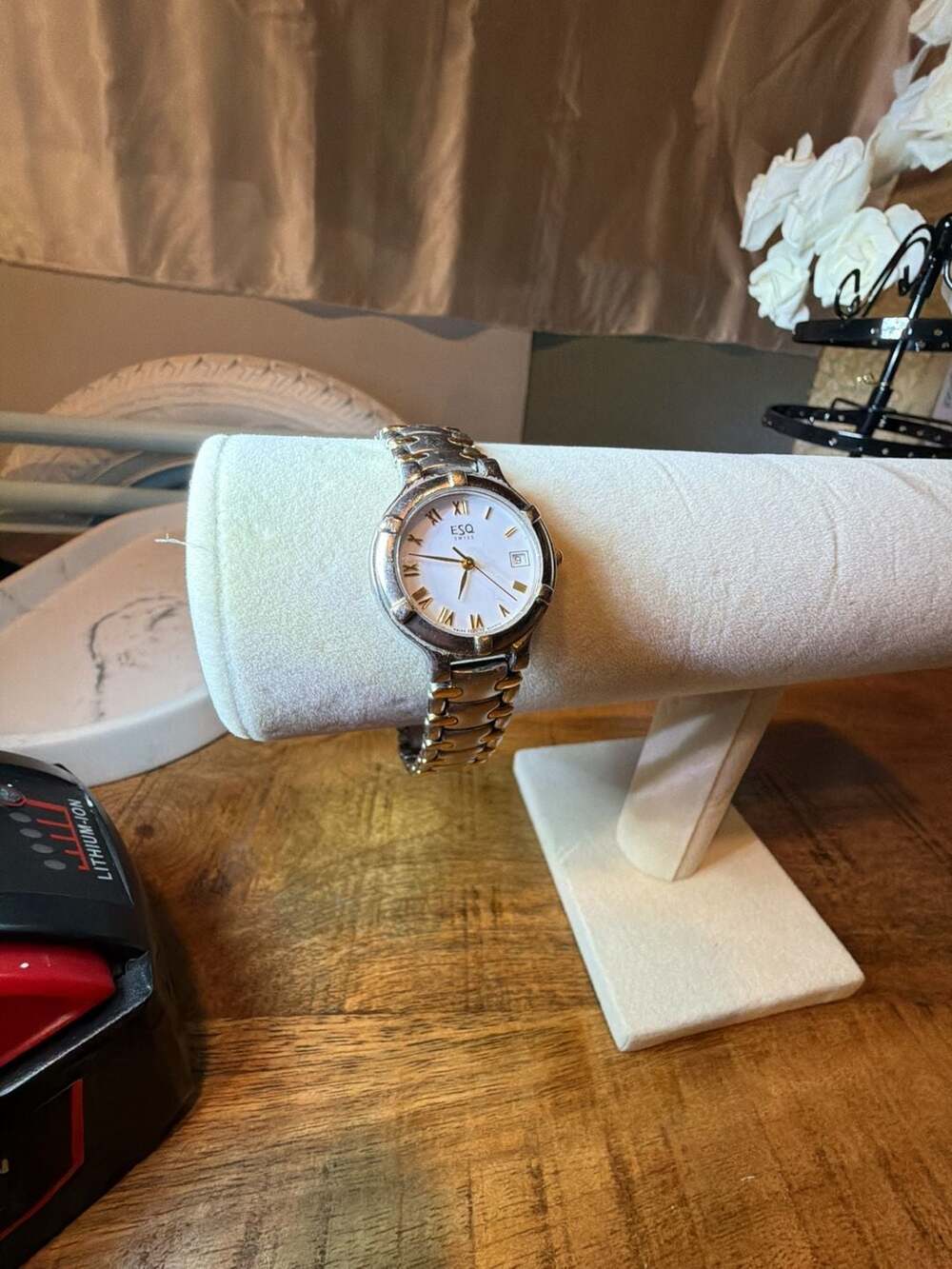 ESQ Swiss Esquire Two-Tone Stainless Steel White Dial Quartz Watch